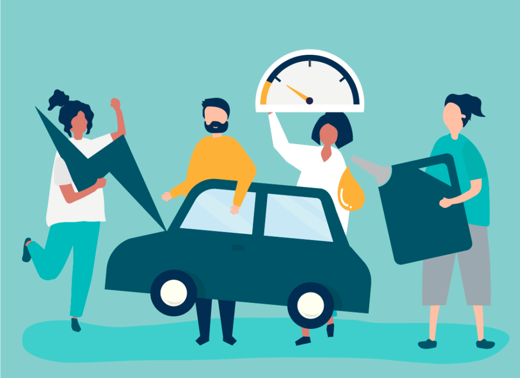 Illustration for 12- Set Business Goals and Indicators: Driving without a Destination or Dashboard Gauges Ends Badly