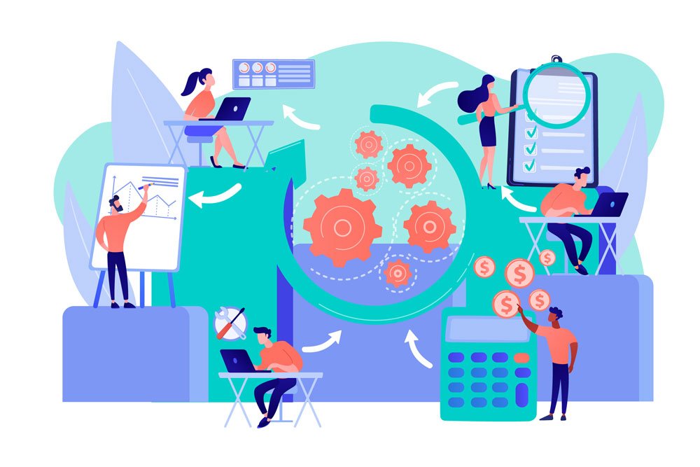Illustration for 34- Review your business information. How far have you achieved your goals? Plan to correct problems and improve.